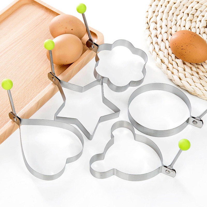 1/4 Khuôn Chiên Trứng Bằng Thép Không Gỉ