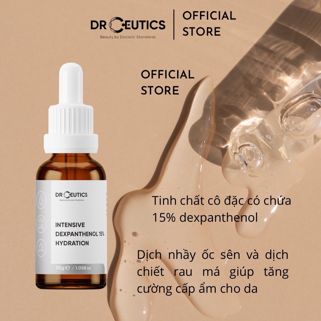 Serum B5 15% DrCeutics Intensive Dexpanthenol Cấp Ẩm Phục Hồi Cho Da Treatment Da Khô