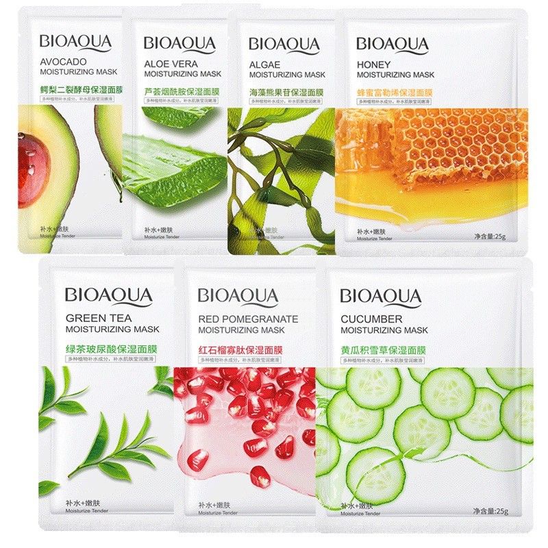 Mặt nạ giấy BIOAQUA CHÍNH HÃNG cấp ẩm, phù hợp cho mọi loại da
