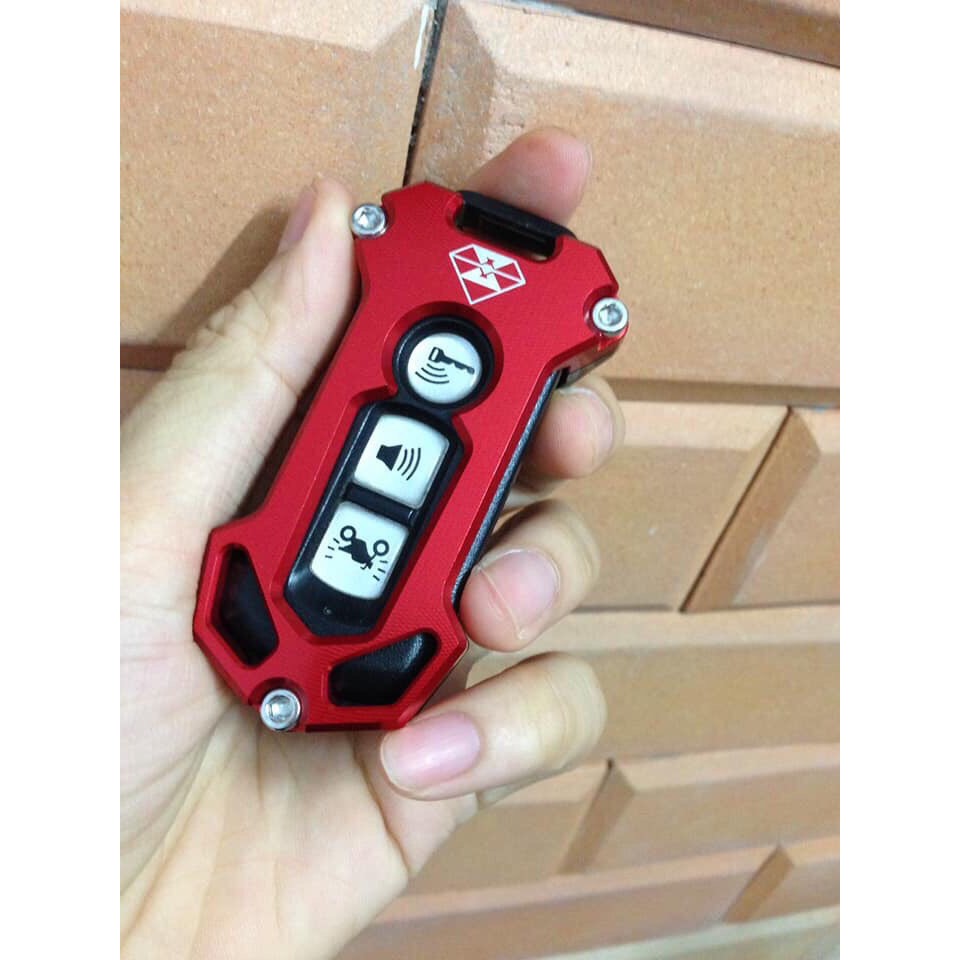 Ốp chìa khóa cnc smartkey honda SH, SH MODE, PCX Tặng móc khoá ducati