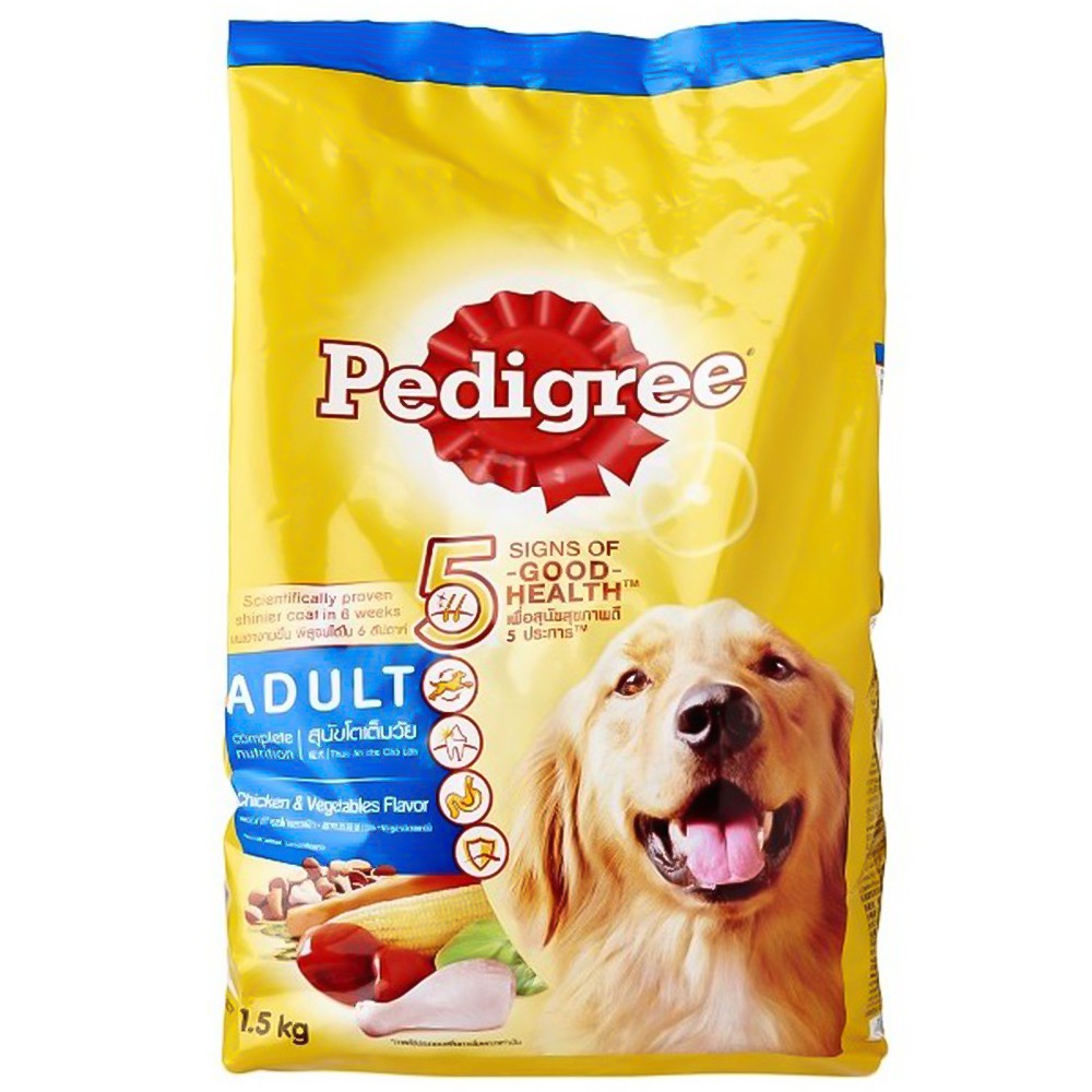 [1.5kg] Hạt Pedigree Chó lớn vị gà rau củ