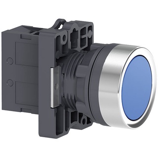 Nút nhấn nhả Schneider XA2EA61 màu xanh dương đường kính 22mm