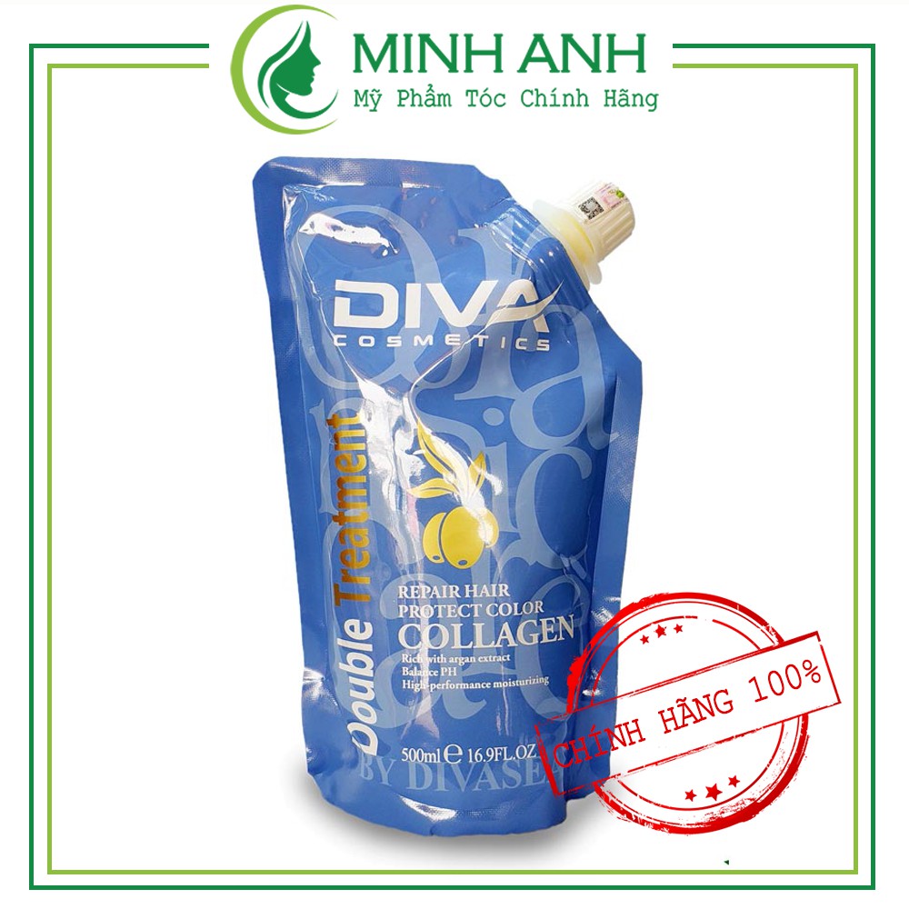 Hấp Ủ Tóc Collage Diva Siêu Mềm Mượt 500ml