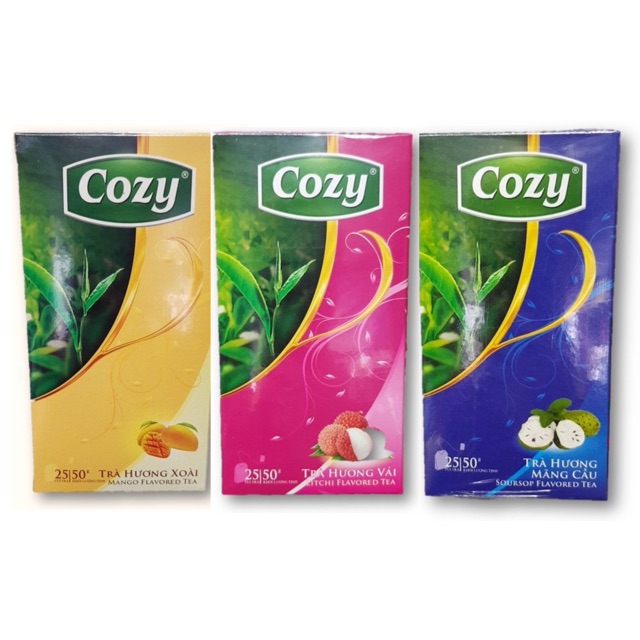 [Mã GROXUAN1 giảm 8% đơn 150K] Trà Cozy túi lọc 50Gram hương Đào - Vải - Táo - Dâu - Bạc Hà - Hồng Trà - Nhài - Sen | BigBuy360 - bigbuy360.vn