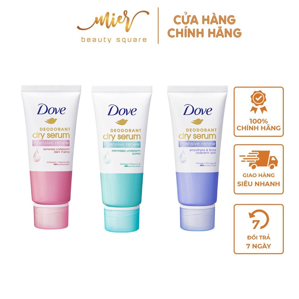 Kem Khử Mùi Dove Tinh Chất Serum Dưỡng Sáng 50ml