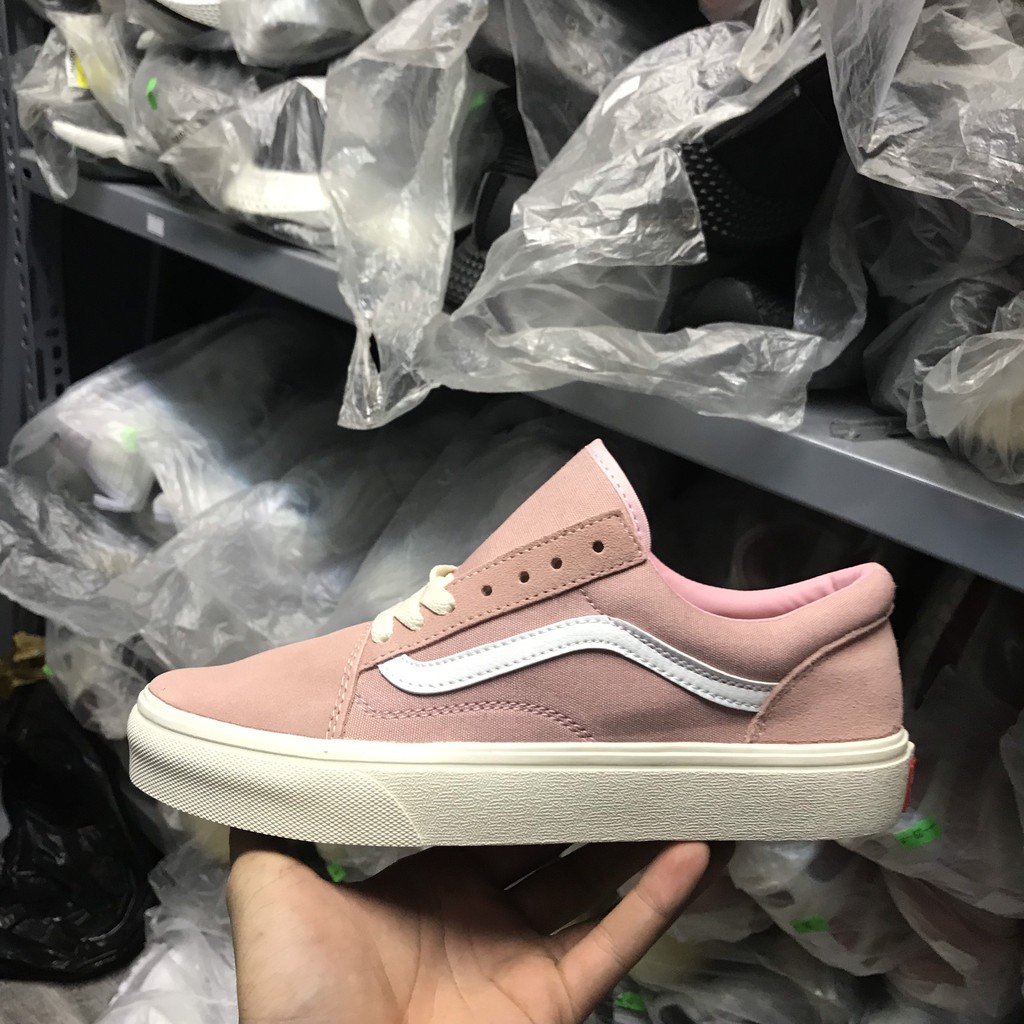 &gt;ẢNH THẬT-HÀNG THẬT&lt; Giày Sneaker V ans OG style 36 hồng nỉ nữ