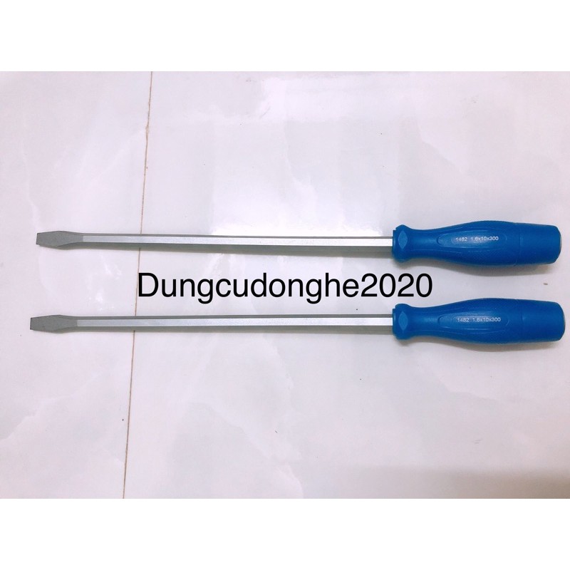 Tua vít đóng đầu bake đầu dẹp 10 x 300mm Kingtony 14810412,14821012