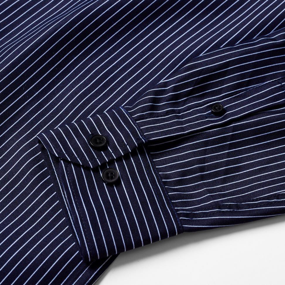 Áo sơ mi nam Galvin họa tiết dài tay chất cotton co giãn form ôm SMGV141 - Leo Vatino