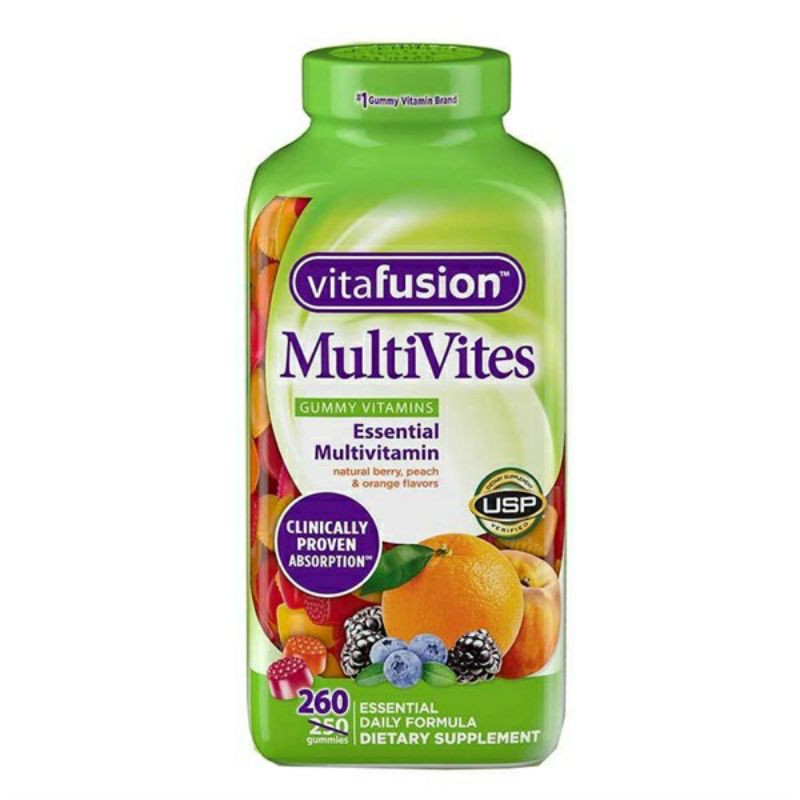 Kẹo dẻo Vitafusion Multivitamin Gummies 260 viên - Multivites 260 viên