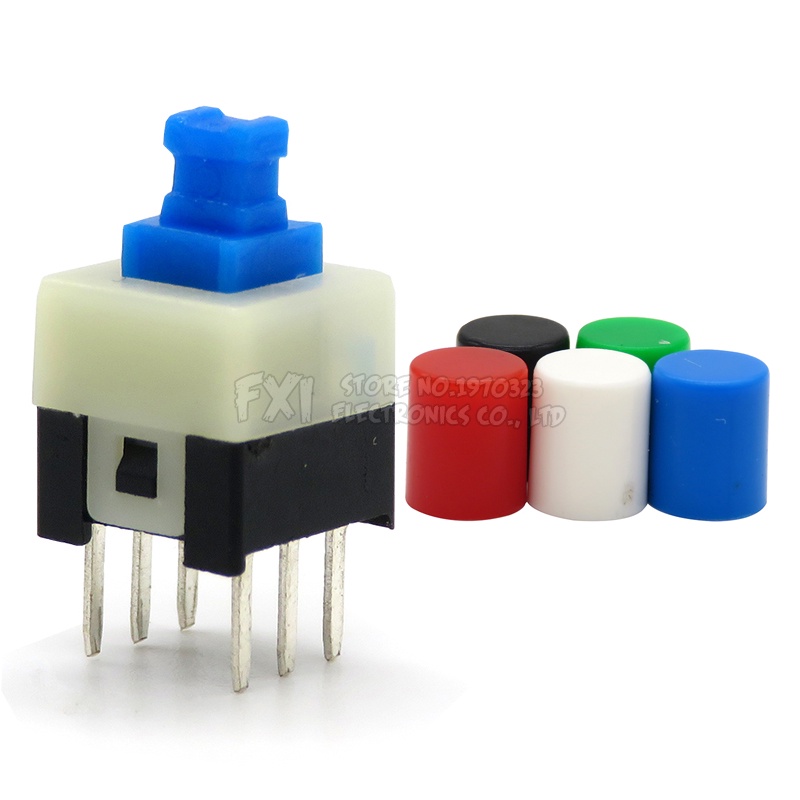 Bộ 10 Công Tắc Nút Nhấn 6 Chốt 7 * 7mm 7 * 7mm