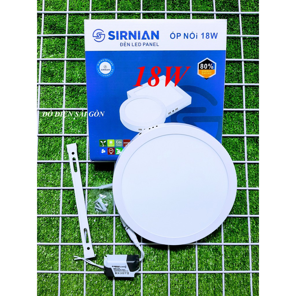 Đèn Led Ốp Trần 18W Tròn Sáng Trắng/Vàng Siêu Tiết Kiệm Điện.