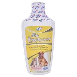 Sữa tắm bio lovely chó mèo 200ml