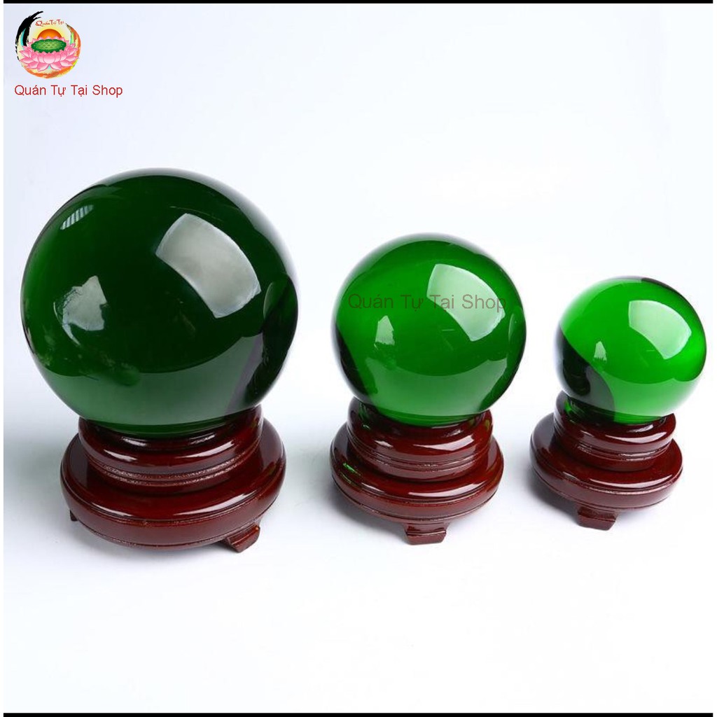 Quả cầu phong thủy pha lê, hóa giải hung sát, kích tài lộc- quả cầu phong thủy