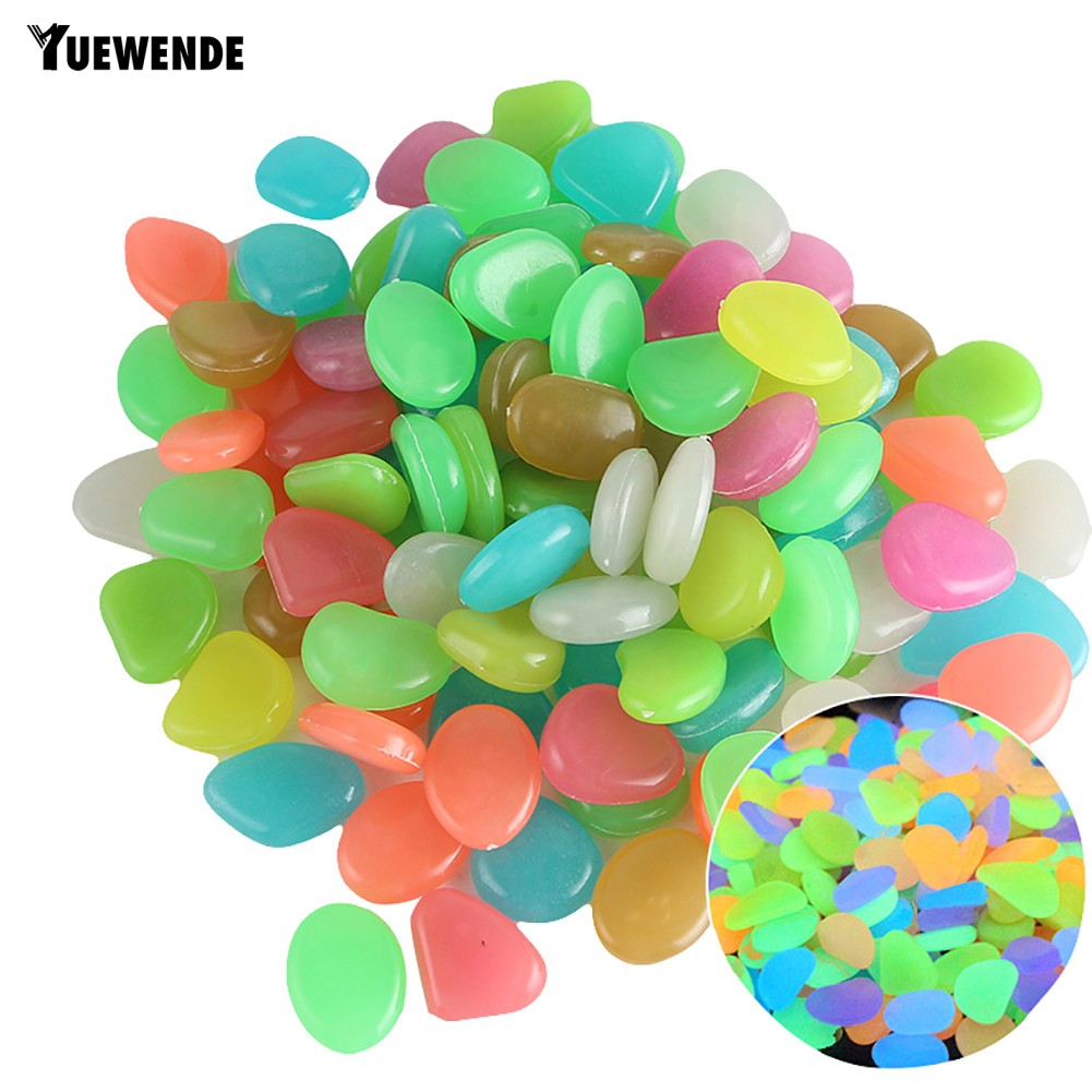 Set 10 viên đá dạ quang dành cho trang trí bể cá