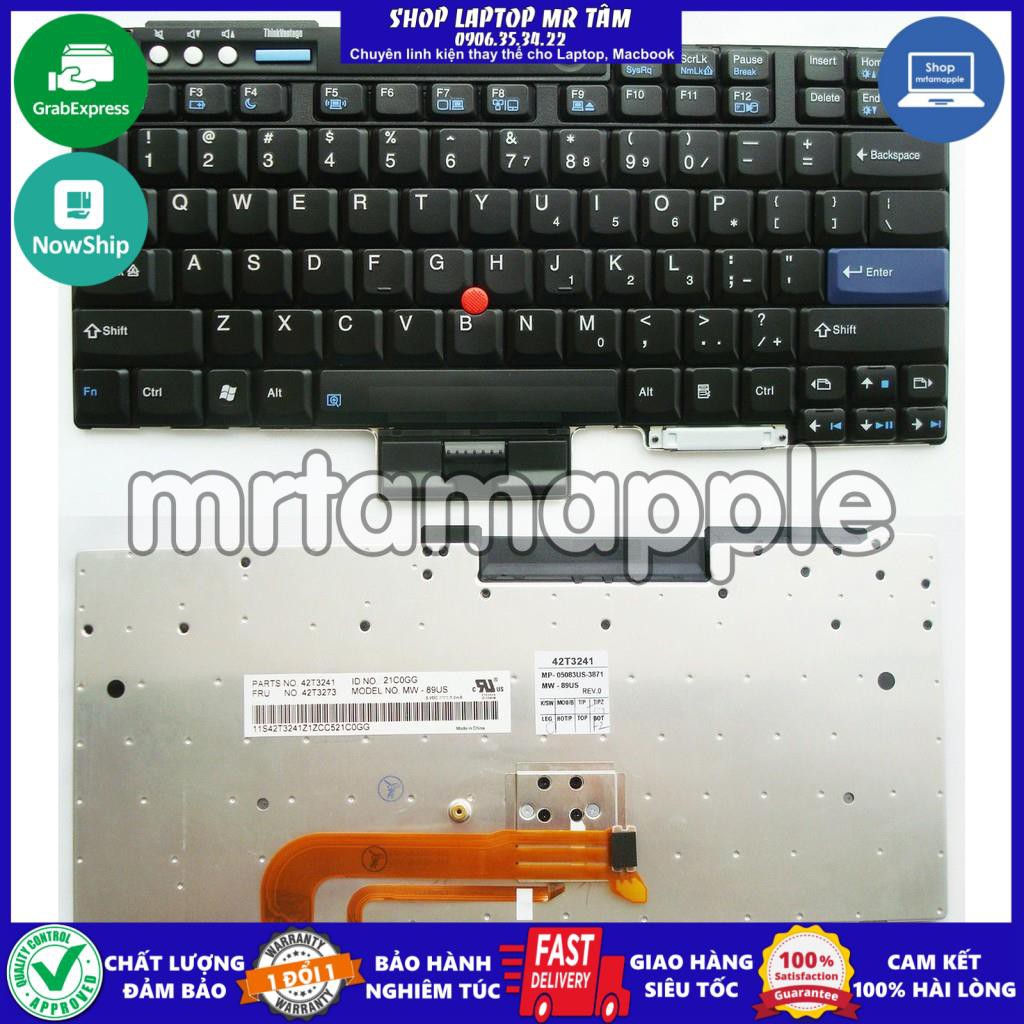 (KEYBOARD) BÀN PHÍM LAPTOP LENOVO T60 (RENEW) dùng cho ThinkPad T60 T61 Z60T Z61 T400 R60 R61 W500 R400 R500 T500 W700