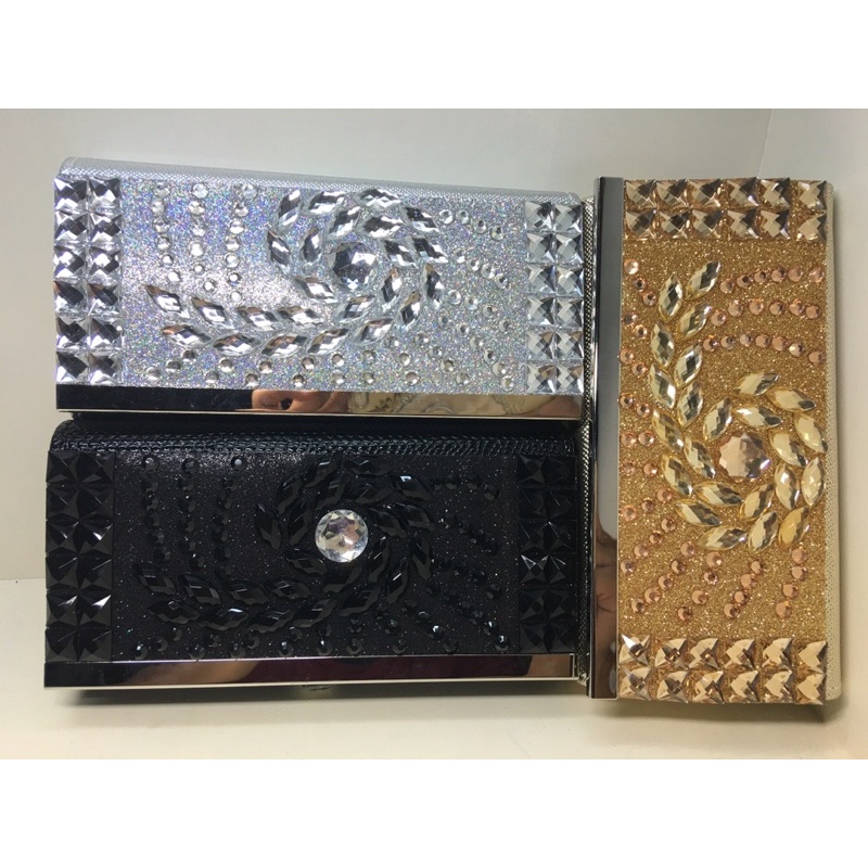 Túi Đeo Vai Dây Xích Mảnh Kết 1 Mặt Đá