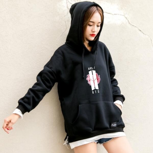ÁO HOODIE BTS HOA CAO CẤP