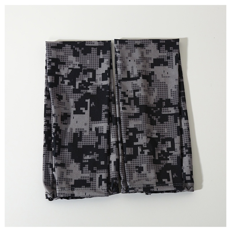 Găng Tay Thể Thao Bằng Lụa Lạnh Họa Tiết Rằn Ri Bảo Vệ Chống Nắng Mùa Hè Cho Nam kj063