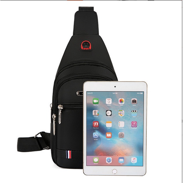 Túi đeo chéo nam Hàn Quốc vải canvas 1899