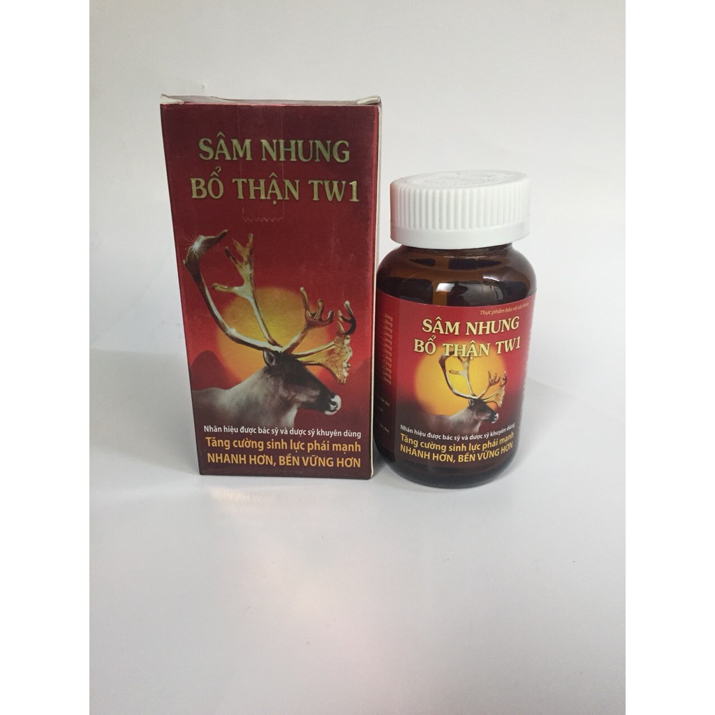 SÂM NHUNG BỔ THẬN TW1 (Lọ 30 viên)