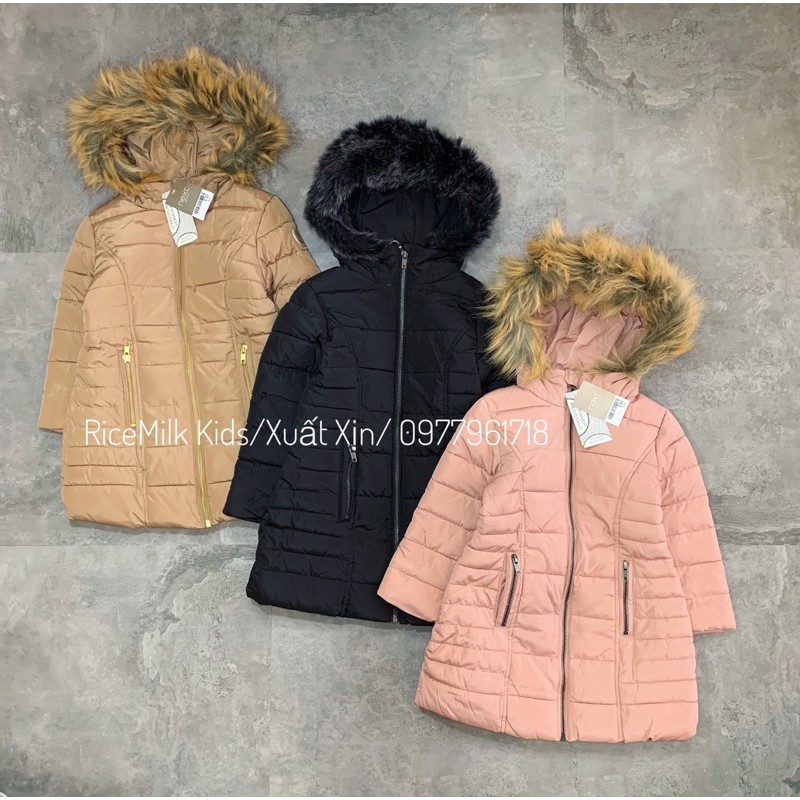 Áo khoác parka Next 3 Màu xuất xịn cho bé gái