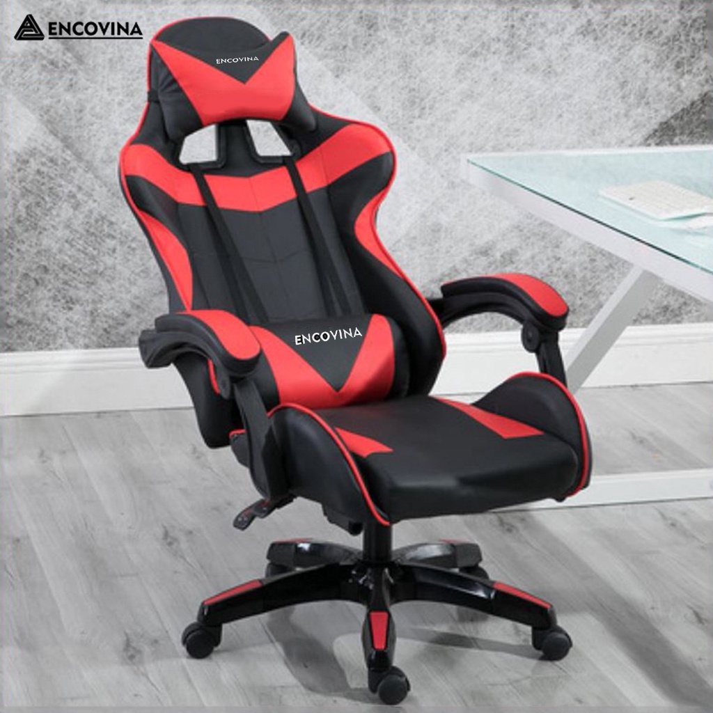 Ghế Chơi Game Có Massage Lưng Cao Cấp,Ghế gaming  bọc da Pu,Ghế streamer game thủ nhiều màu sắc