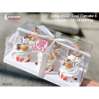 30k HỘP MICA CUPCAKE 12 CUP
