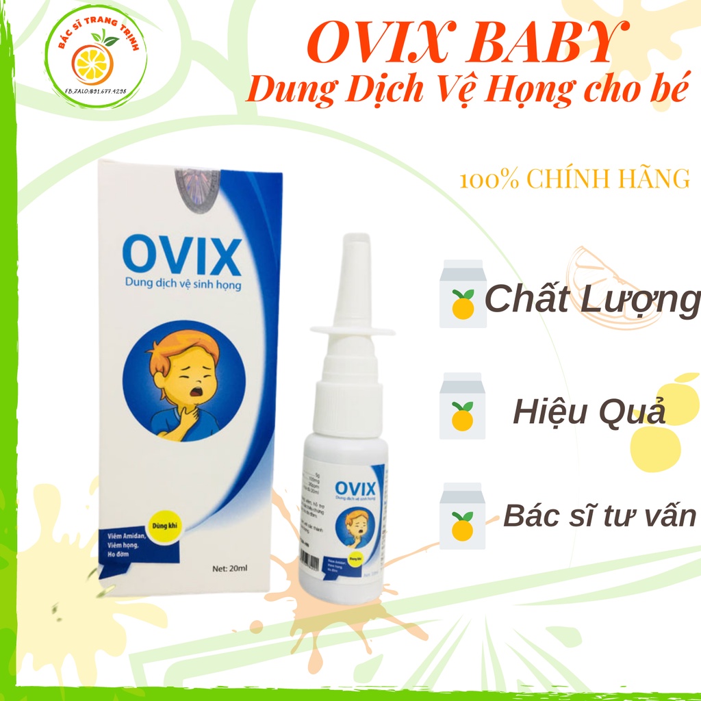 Dung Dịch Vệ Sinh Họng OVIX thumbnail