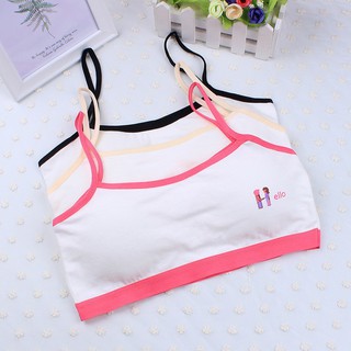 Bra Tipis Siswa SMA/SMP Bra Siswa Bra Simple Bra Tanpa Kawat Bahan Katun