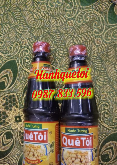 15 chai Nước Tương xì dầu QUÊ TÔI 500ml