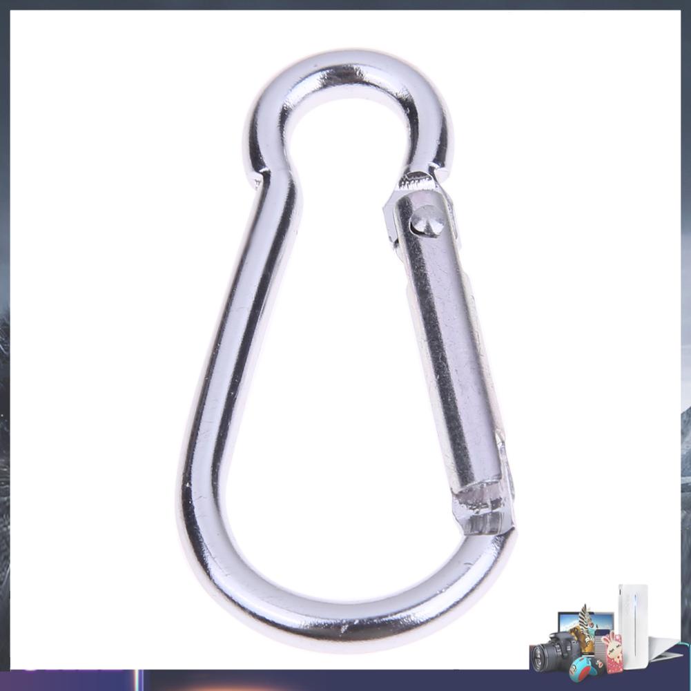Bộ 20 Móc Khóa Carabiner Nhôm Màu Bạc