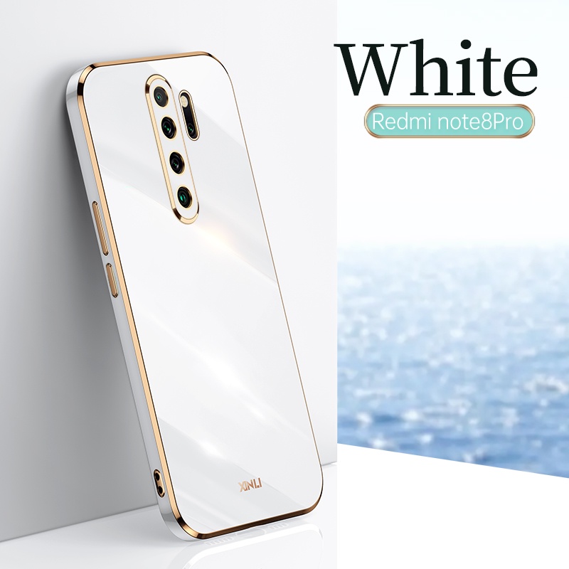 Ốp điện thoại bảo vệ camera viền vuông cho Xiaomi Redmi Note 8 2021 Note 8 Pro 9t