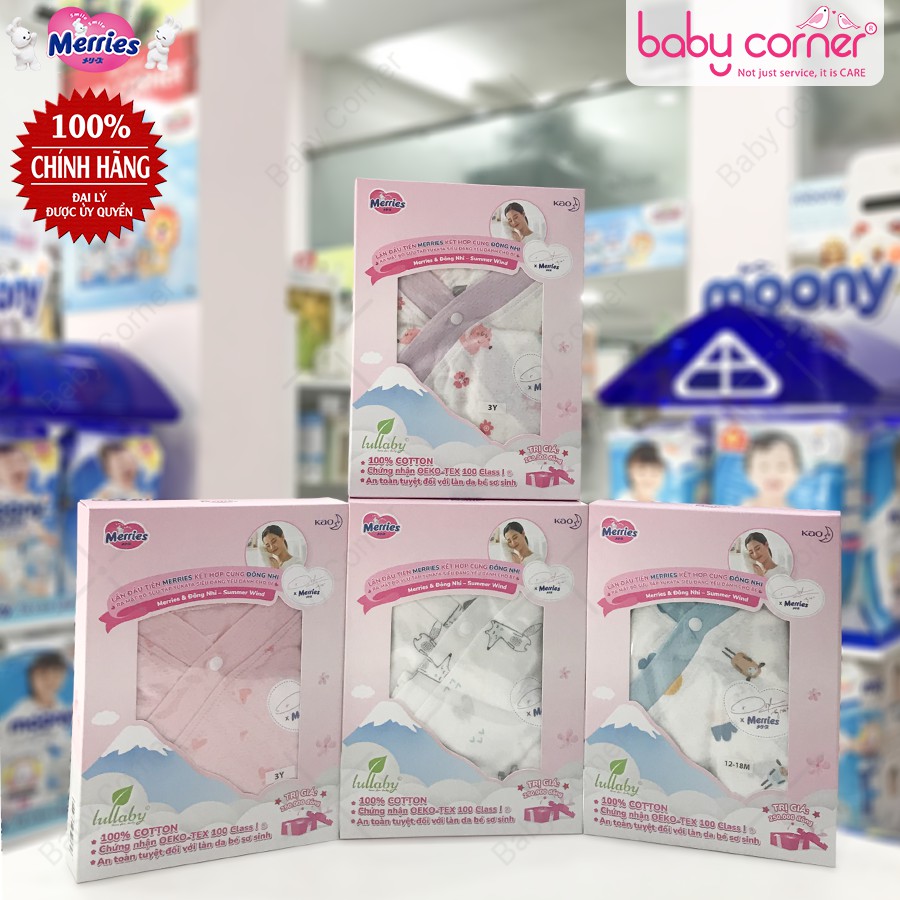 Bộ Quần Áo Cộc Tay Yukata Lullaby Cho Bé - Quà Tặng Merries
