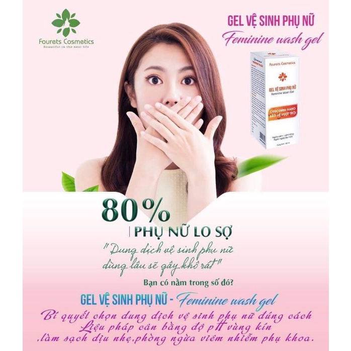 Dung dịch vệ sinh Fourets Cosmetics