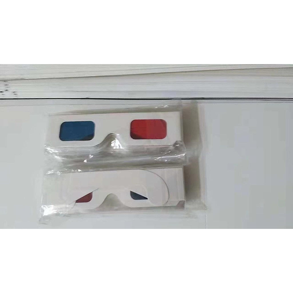 Mắt Kính Xem Phim 3D 2 Màu Xanh Đỏ.