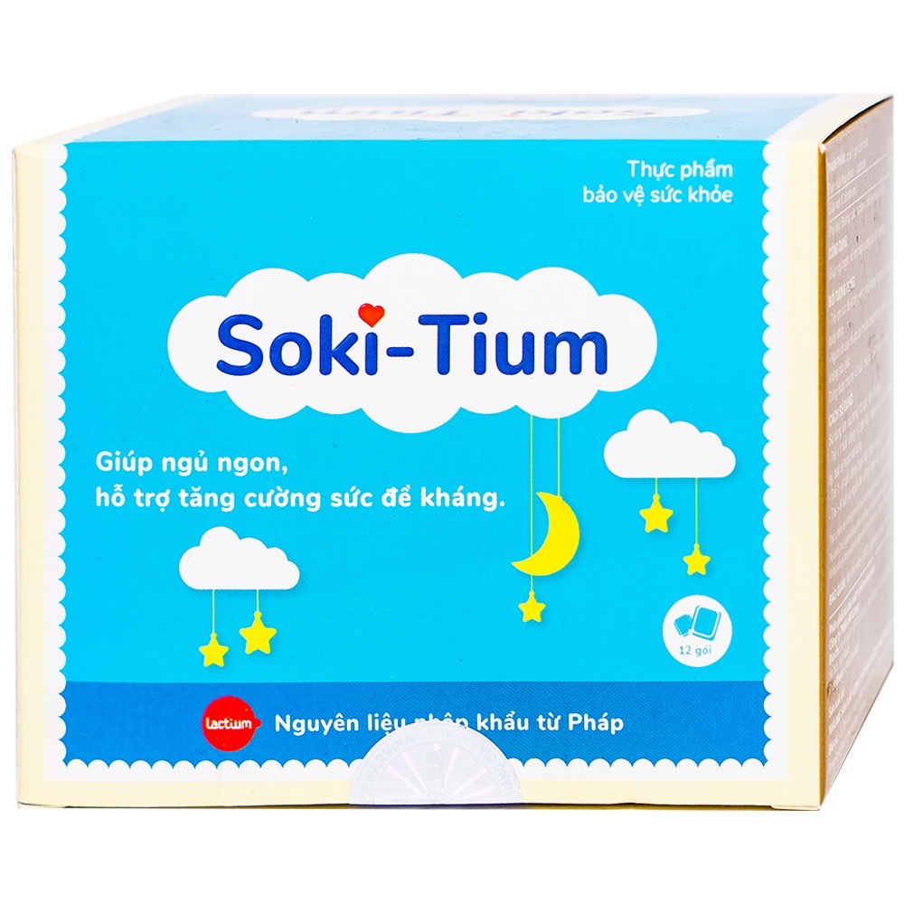 Sữa Ngủ Ngon SOKI TIUM - GIÚP BÉ NGỦ NGON HƠN, SÂU GIẤC