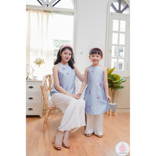 Set áo dài TẾT Ginkgo (cho bé)