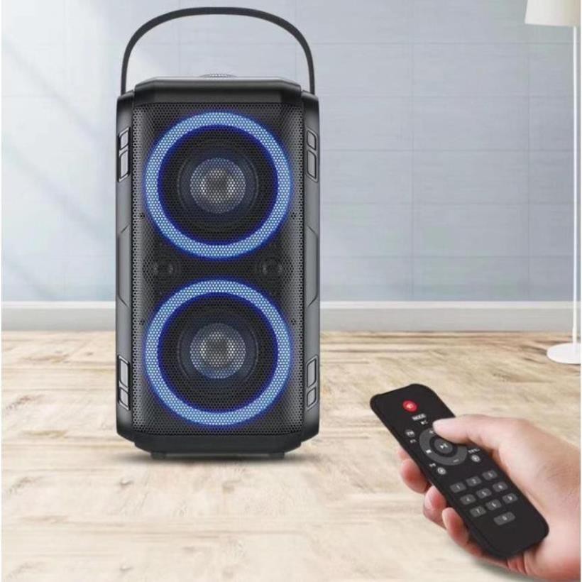 Loa bluetooth W-KING T9 Loa karaoke  kết nối bluethoth di động công suất lớn 80W, đèn led RGB + KÈM 1 micro