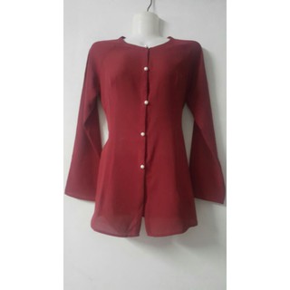 Áo bà ba trơn cổ tròn màu trơn (chat để chọn size)