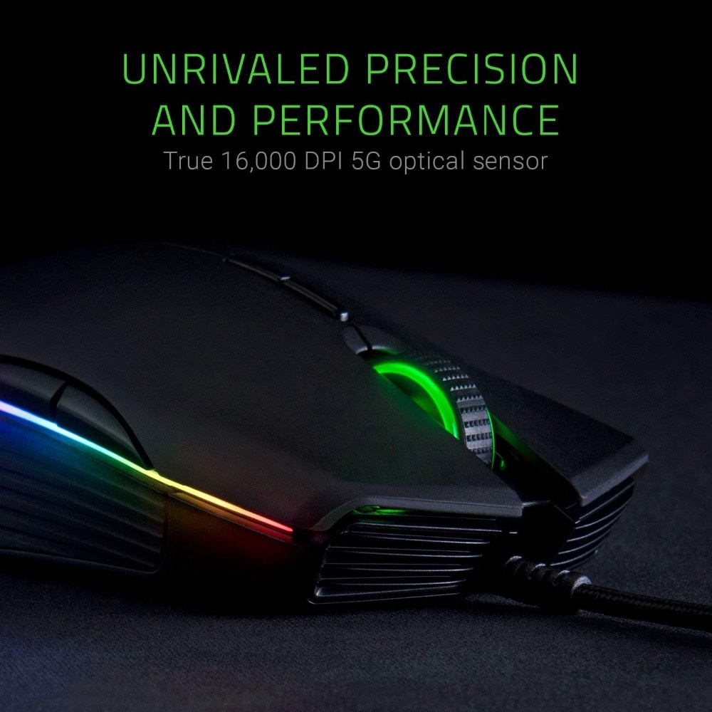 Chuột gaming Razer Lancehead cảm biến quang 16000 DPI 9 nút bấm 5G