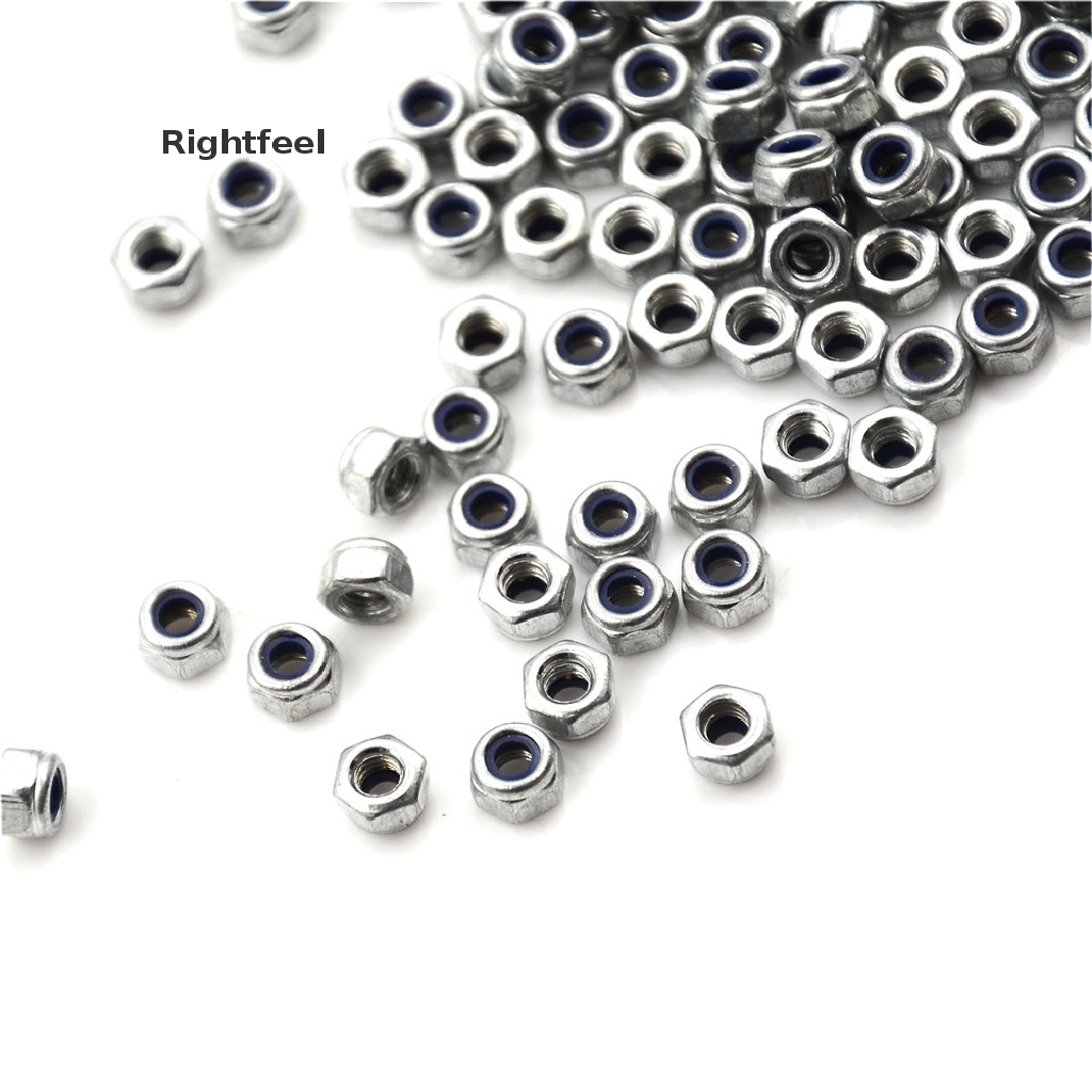 Set 100 Đai Ốc Lục Giác Bằng Thép Không Gỉ M3X0.5Mm