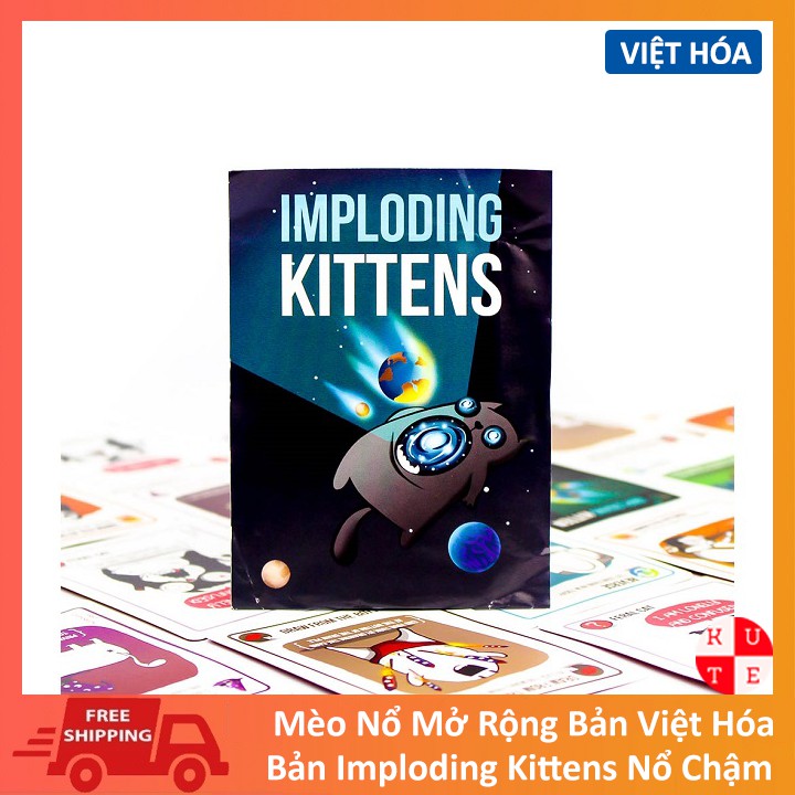 Mèo Nổ Mở Rộng Imploding Kittens Việt Hóa