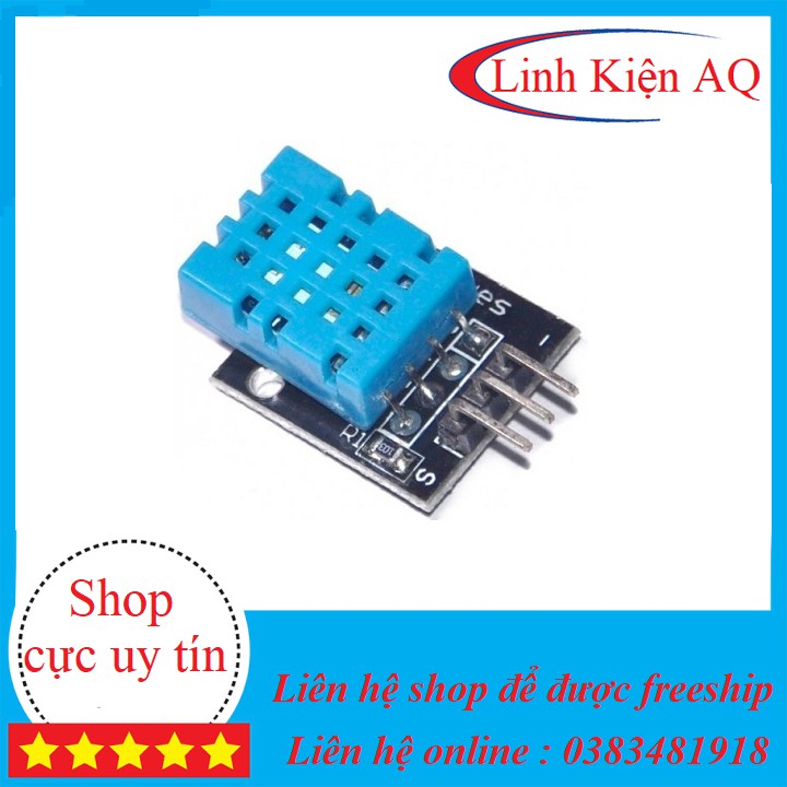 Cảm Biến Nhiệt Độ - Độ Độ Ẩm DHT11-linhkien3m dht