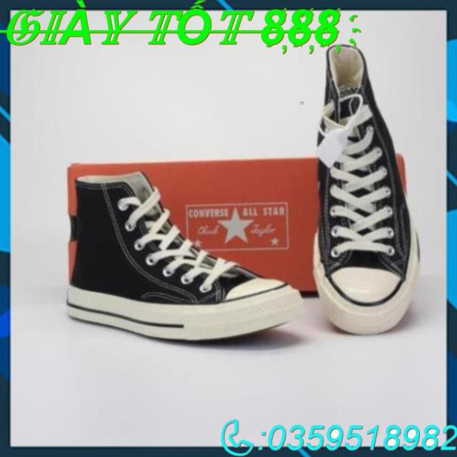 [ Free Ship ] 🔥giày thể thao sneaker 🔥Converse Chuck Taylor All Star Classic Đen Cao Cổ🔥 CVD_01