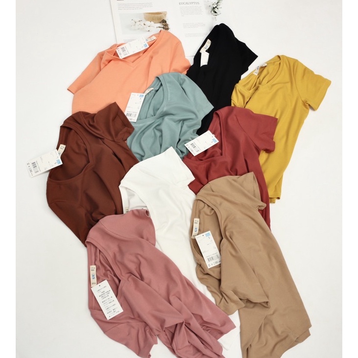 Áo pull cổ tim xk nhiều màu