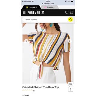 Áo sọc F21