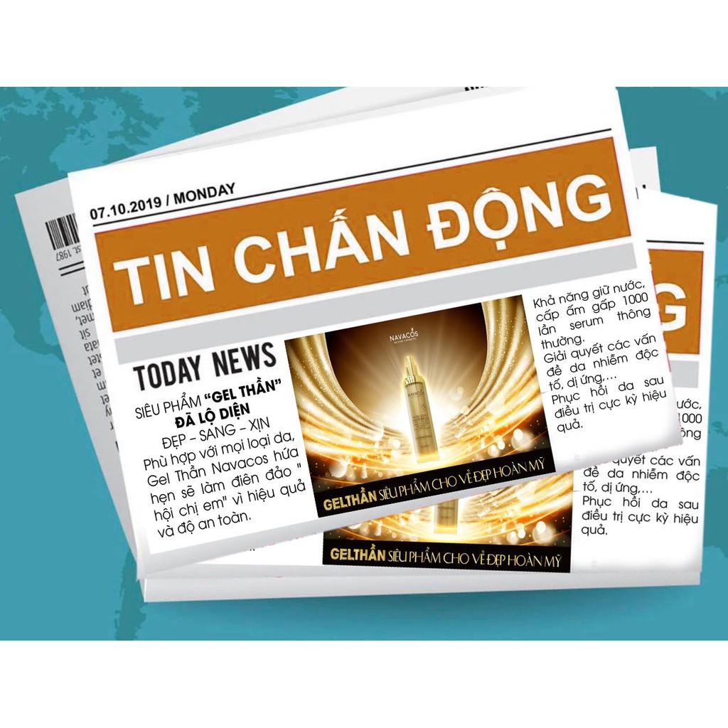 Gel thần Navacos Double Effect Hyaluronic Gel - cấp ẩm, dưỡng ẩmCao cấp Hàn Quốc 50ml | BigBuy360 - bigbuy360.vn