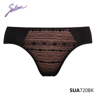 Quần Lót Lưng Vừa Phối Ren Phía Trước Màu Đen Fashion Doomm Doomm By Sabina SUA720BK