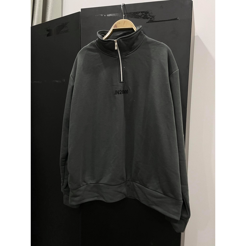 Áo Nỉ Sweater HalfZip In2000Clothing Nỉ Kéo Khóa | BigBuy360 - bigbuy360.vn