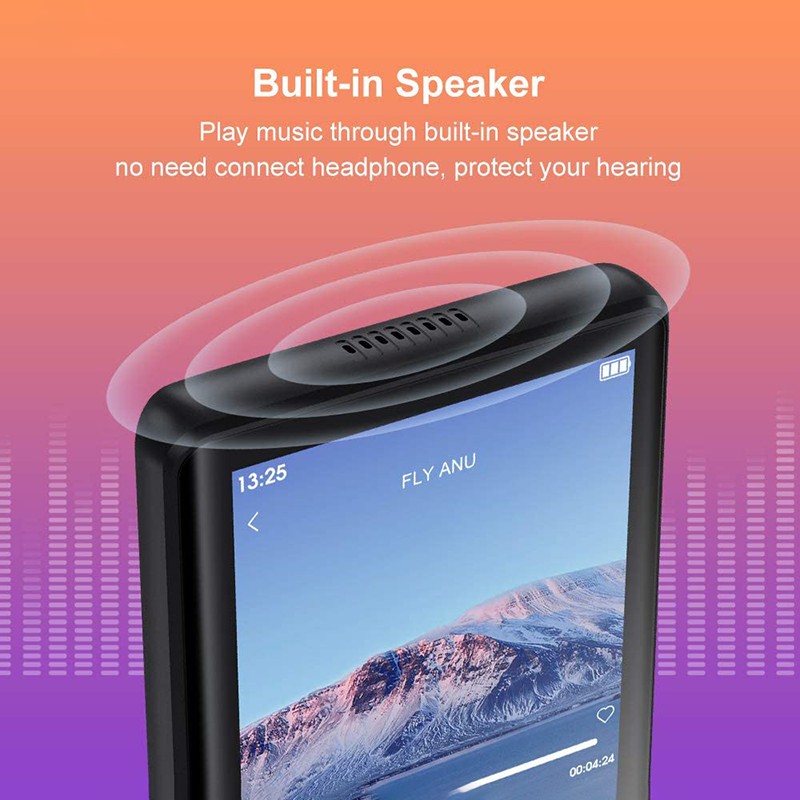 Máy nghe nhạc  MP3/Lossless, màn hình cảm ứng, bộ nhớ 8GB, hỗ trợ thẻ nhớ, kết nối Bluetooth | Ruizu M6